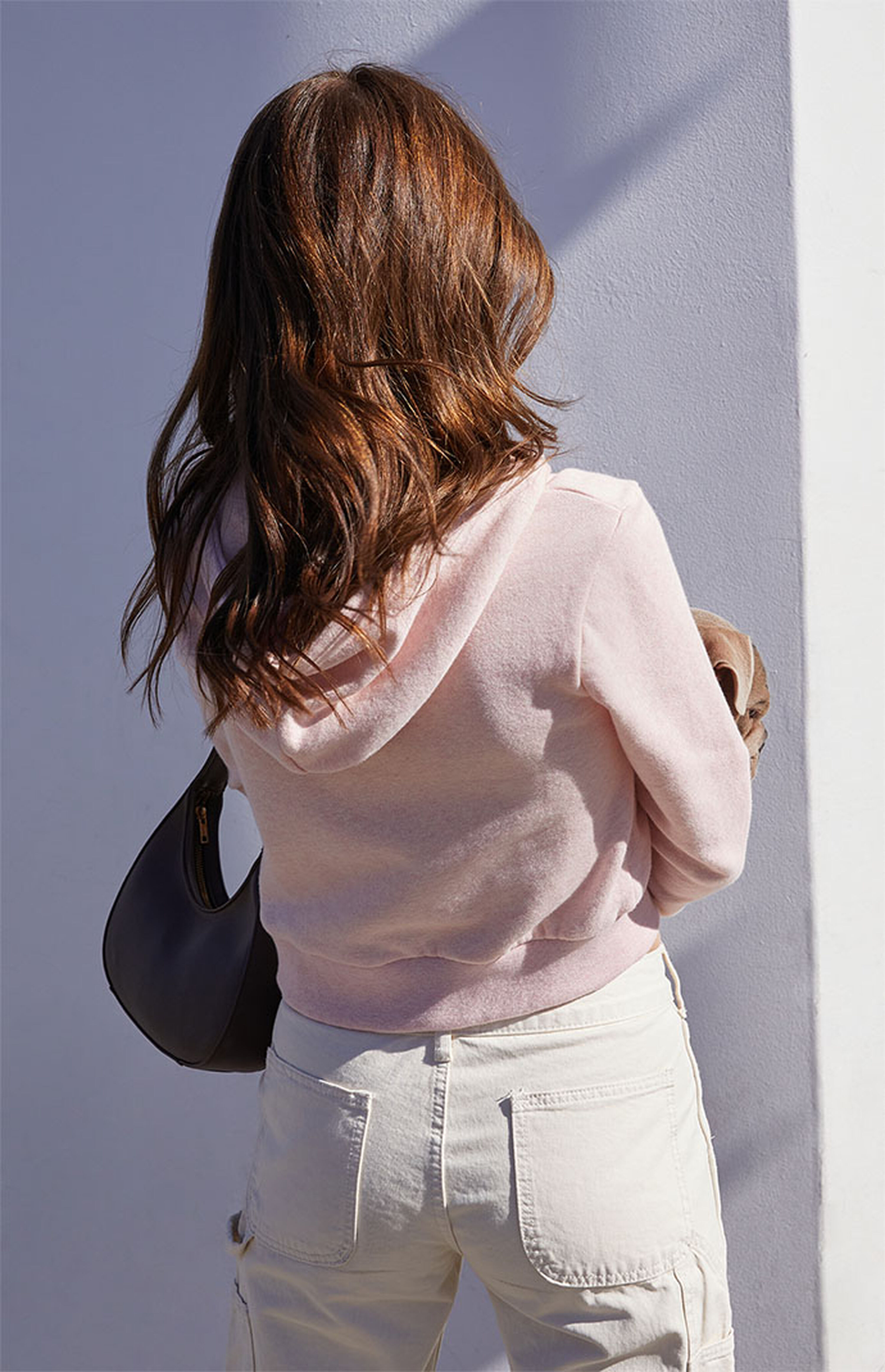 John Galt Pink Crystal Hoodie | PacSun