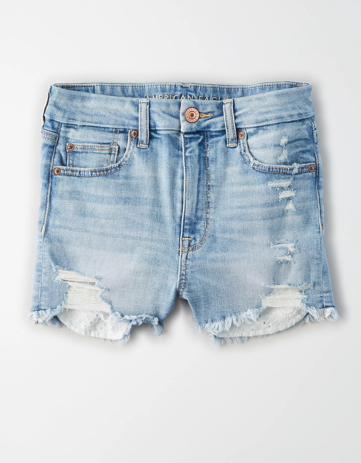 AE Curvy High-Waisted Short Short | American Eagle Outfitters (US & CA)