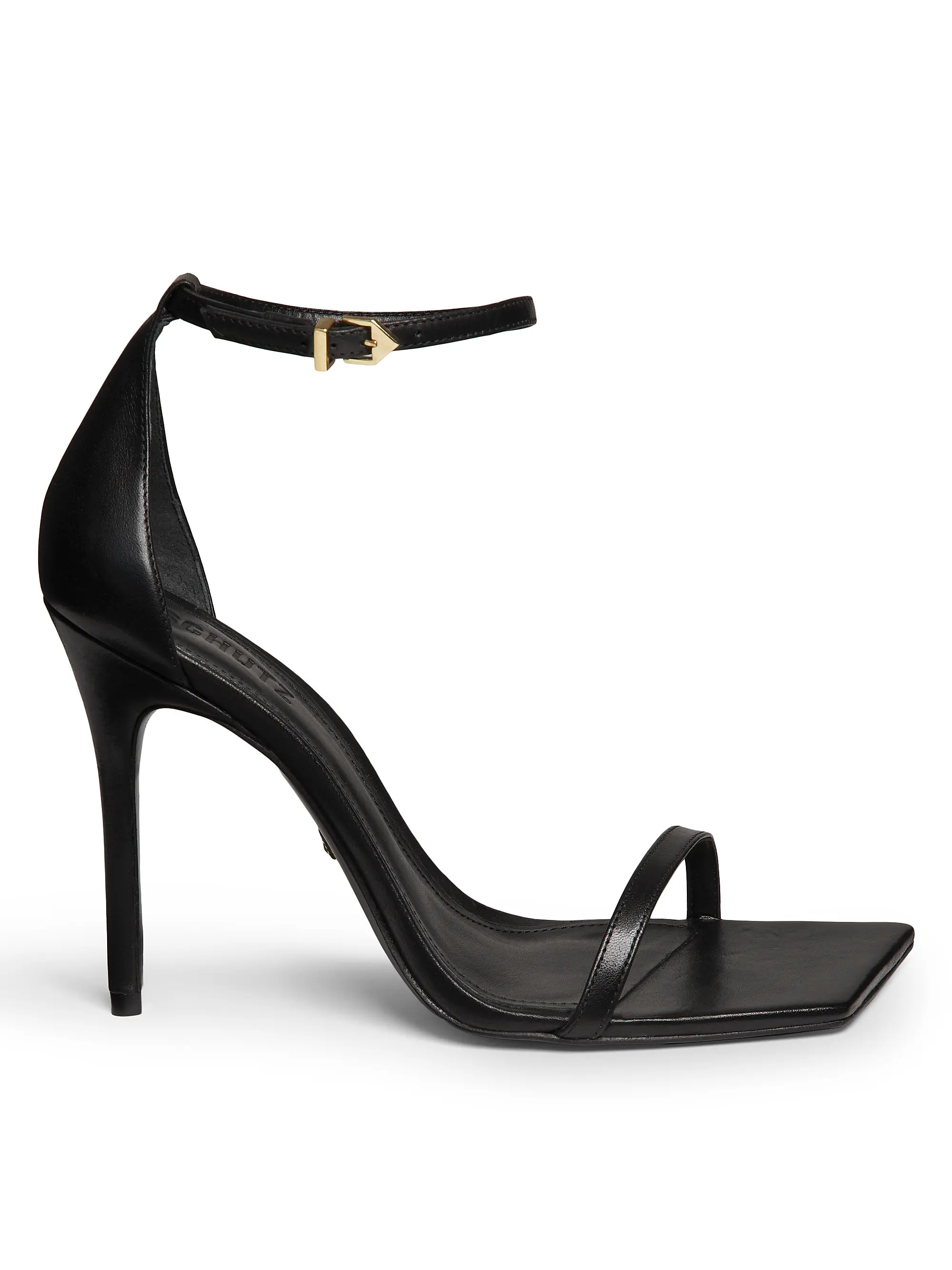 Jenna 100MM Stiletto Leather Sandals | Saks Fifth Avenue
