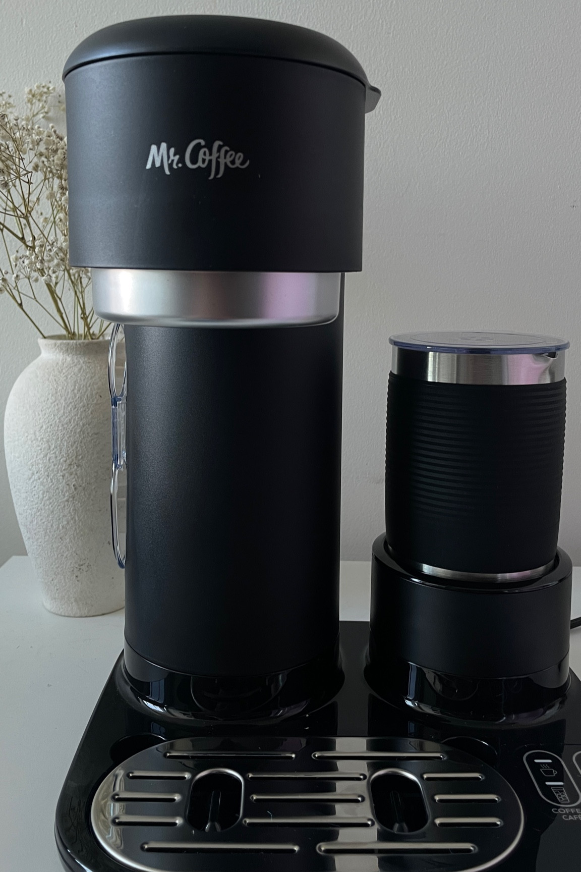 Kitchen device! MrCoffee 4-1 
Just picked this up and having a milk former like this is amazing. The hanger spins the milk (hot or cold) for the perfect latte milk. 
My new obsession

#LTKhome #LTKGiftGuide #LTKxPrime