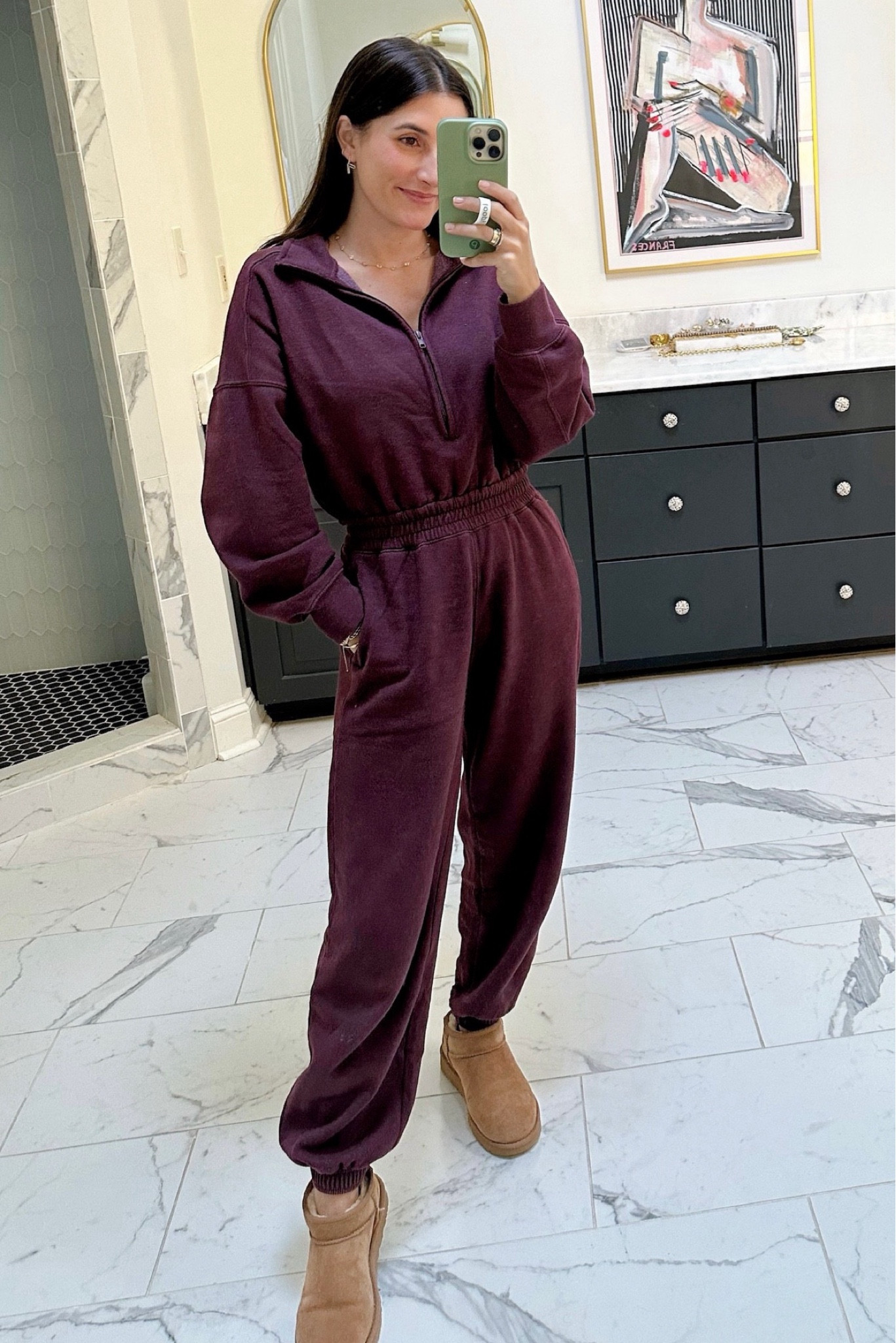 Abercrombie cozy outfit! Wearing a size XS petite! This would be perfect for holiday travel or a gift for her! 

#LTKHoliday #LTKSeasonal #LTKTravel