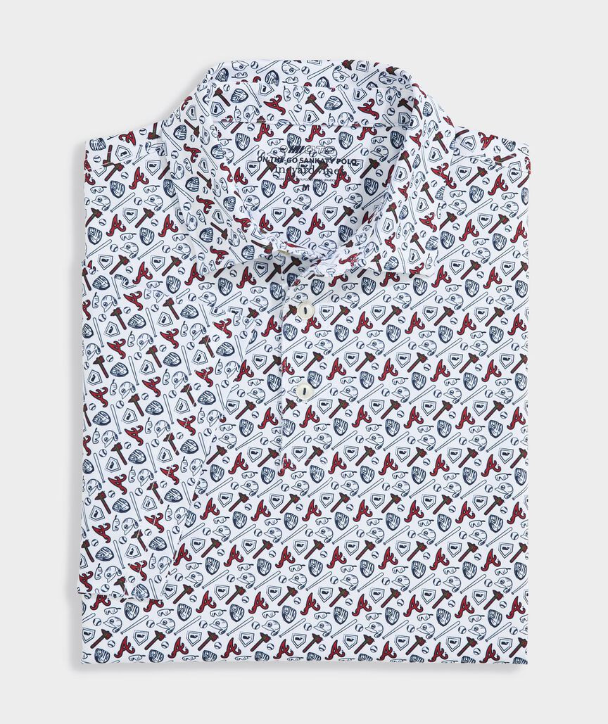 Atlanta Braves Performance Sankaty Polo | vineyard vines