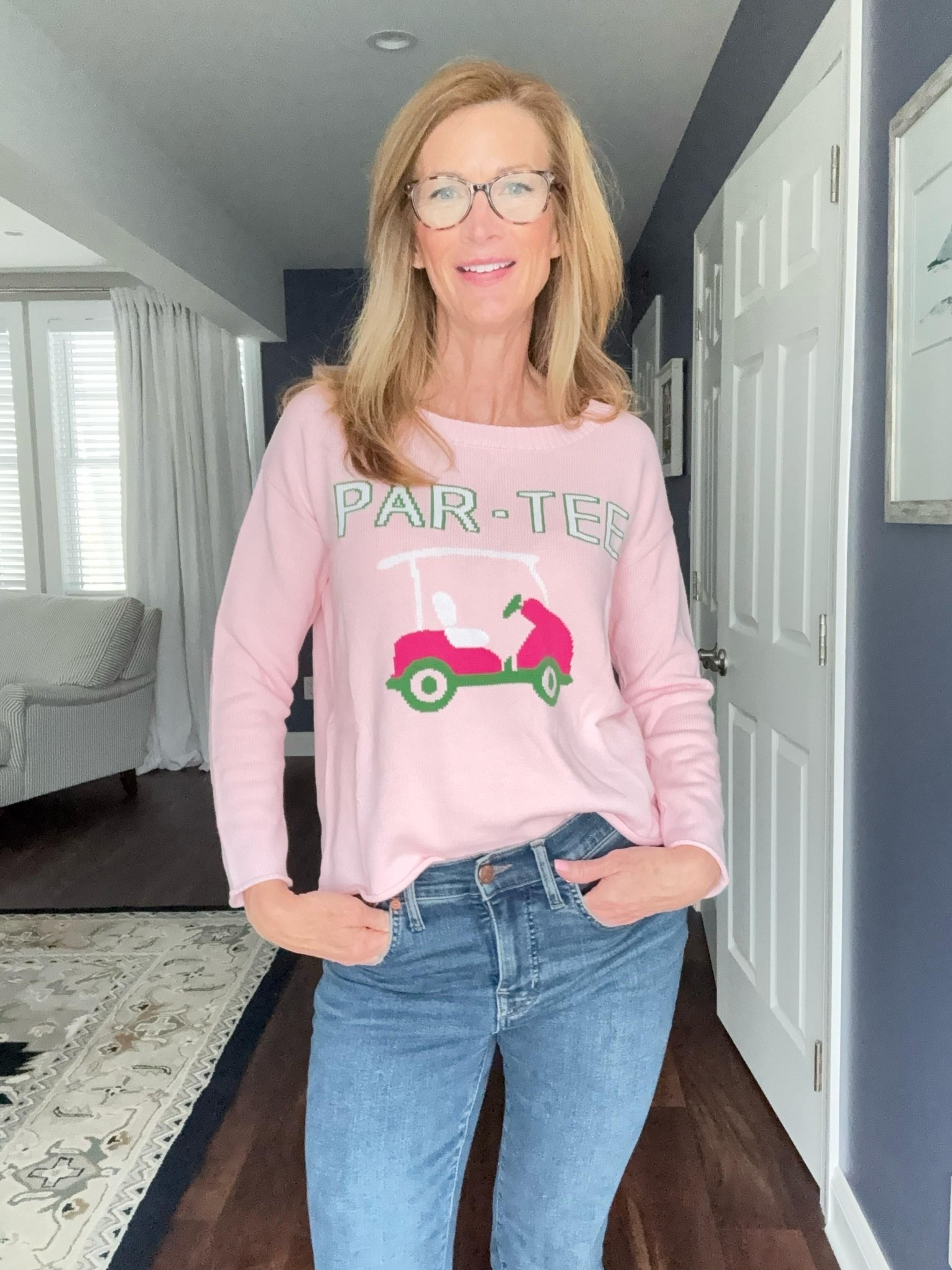 Whether hitting the course or just running some errands this sweater is perfect for spring and summer. It’s light weight, giving you just the perfect amount of coverage. The quality is amazing. @Pearls & Camo

#LTKSeasonal #LTKootd #LTKActive