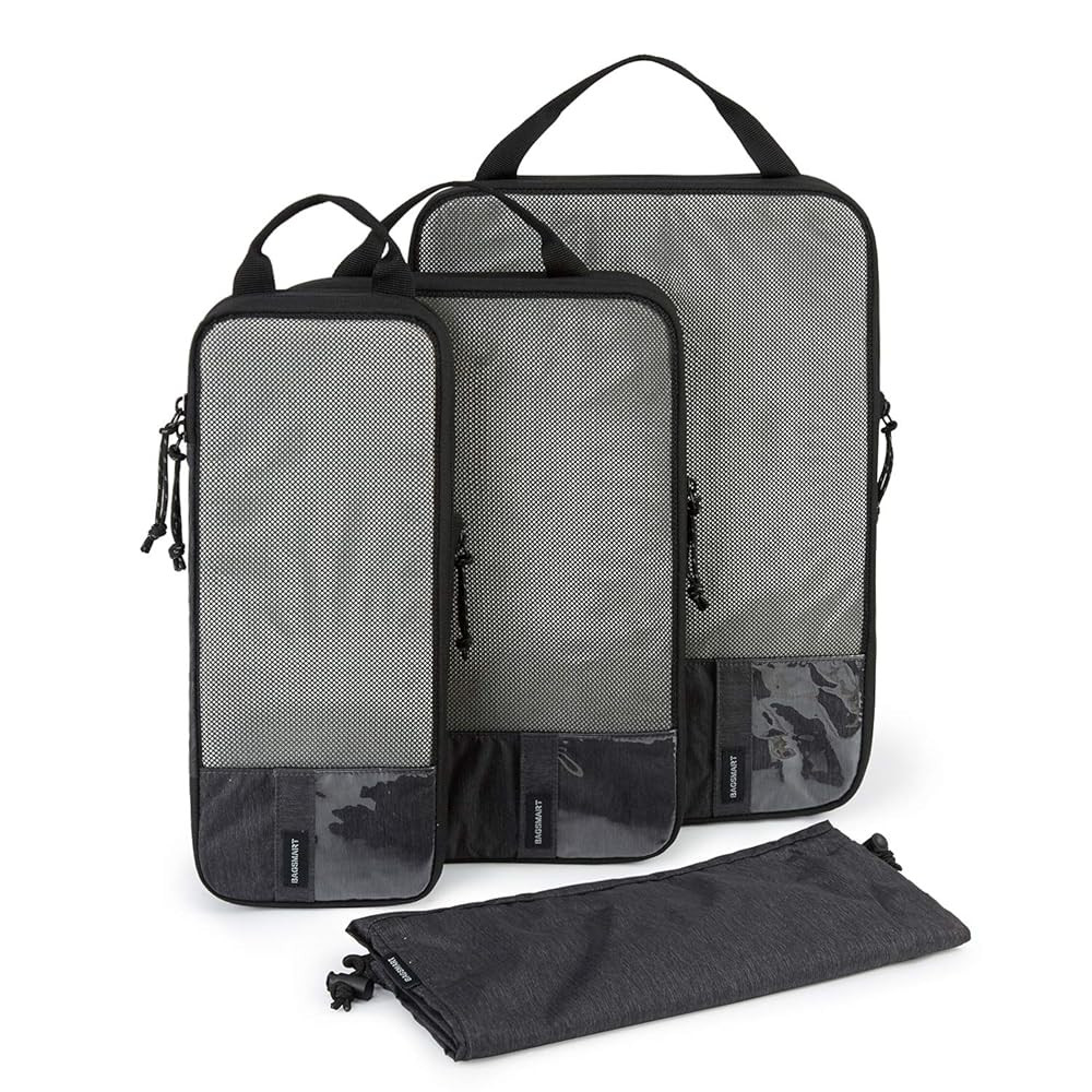 BAGSMART 6 Set /4 Set/2 Set Compression Packing Cubes for Travel, Lightweight Luggage Organizer B... | Amazon (US)