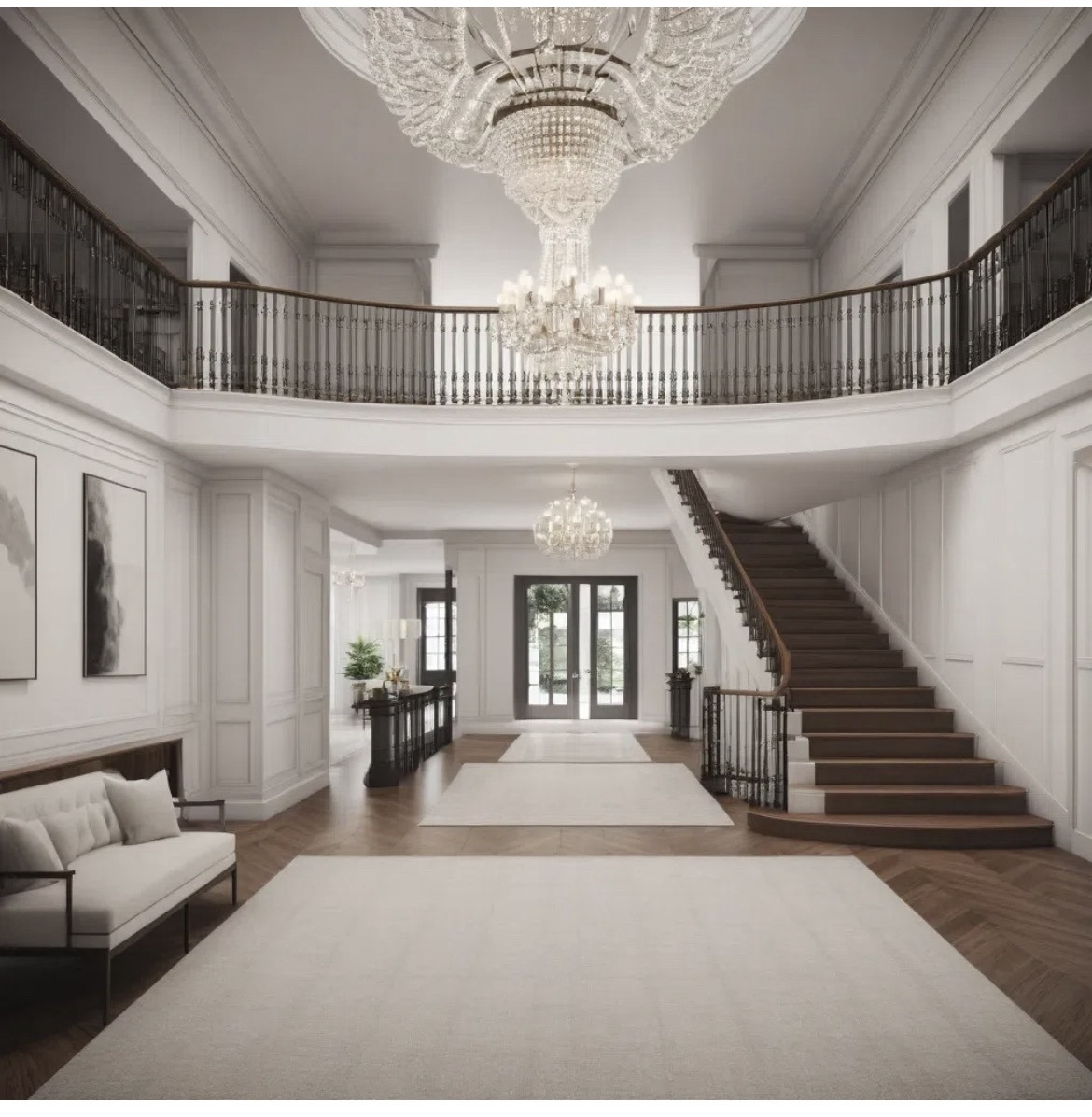 Grand Luxury Entryway With Marble Console And Statement Chandelier Featured Room: Grand Entryway

A dramatic foyer featuring marble console tables, oversized mirrors, and elegant chandeliers that create a refined entrance experience.


#grandentryway #luxuryfoyer #entrywaydesign #luxuryhomeinterior #foyerdecor #designerentryway

#LTKvlog #LTKselfcare #LTKHome