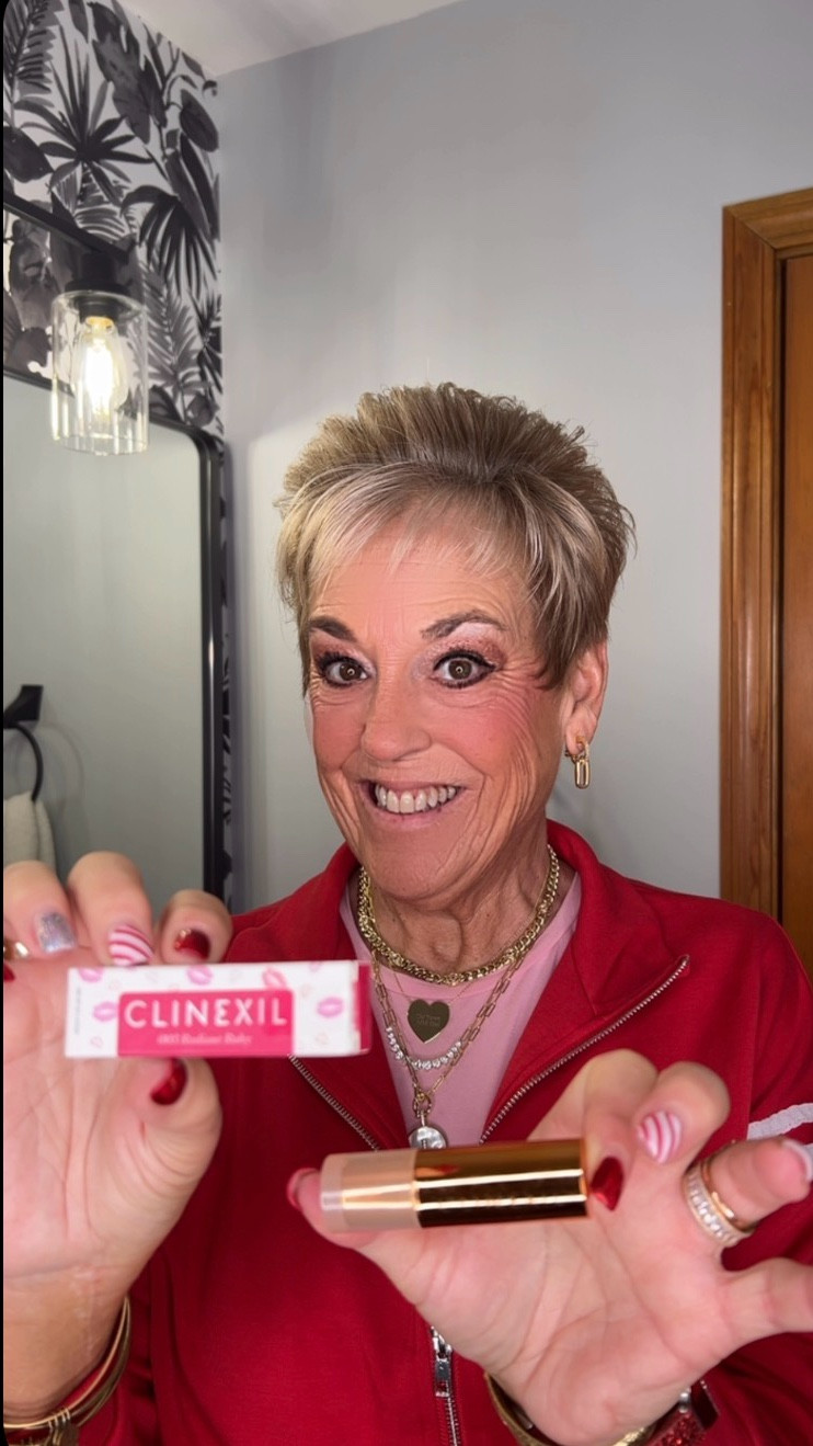 Tinted Lip Balm
Mature Skin
Skin Care
Beauty Products
Red and White Track Set
Pink Short Sleeve Tee