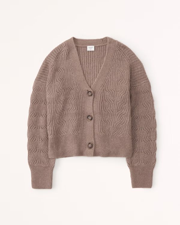 Stitch Short Cardigan | Abercrombie & Fitch (US)