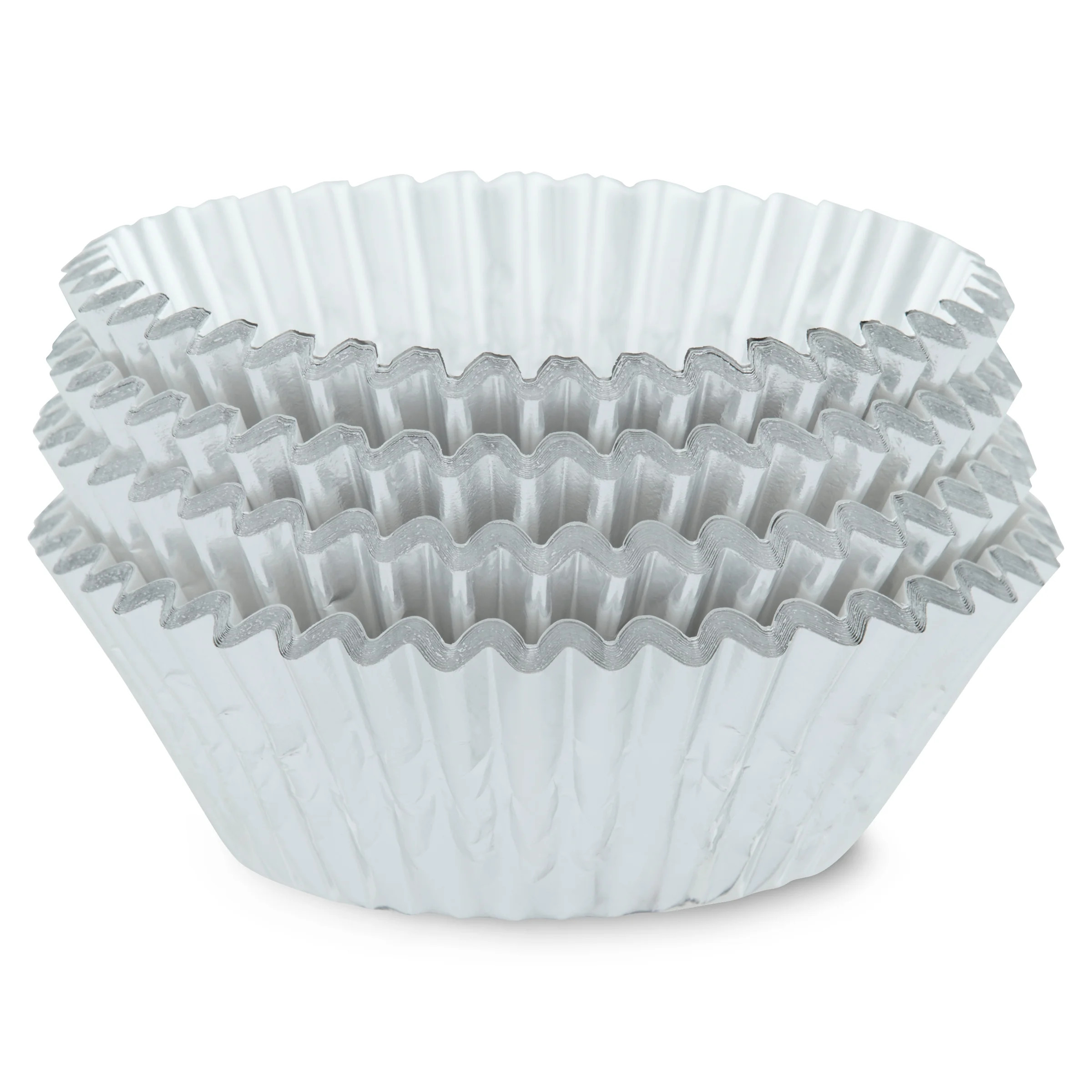 Great Value Cupcake Liners, Silver, 48 Count - Walmart.com | Walmart (US)