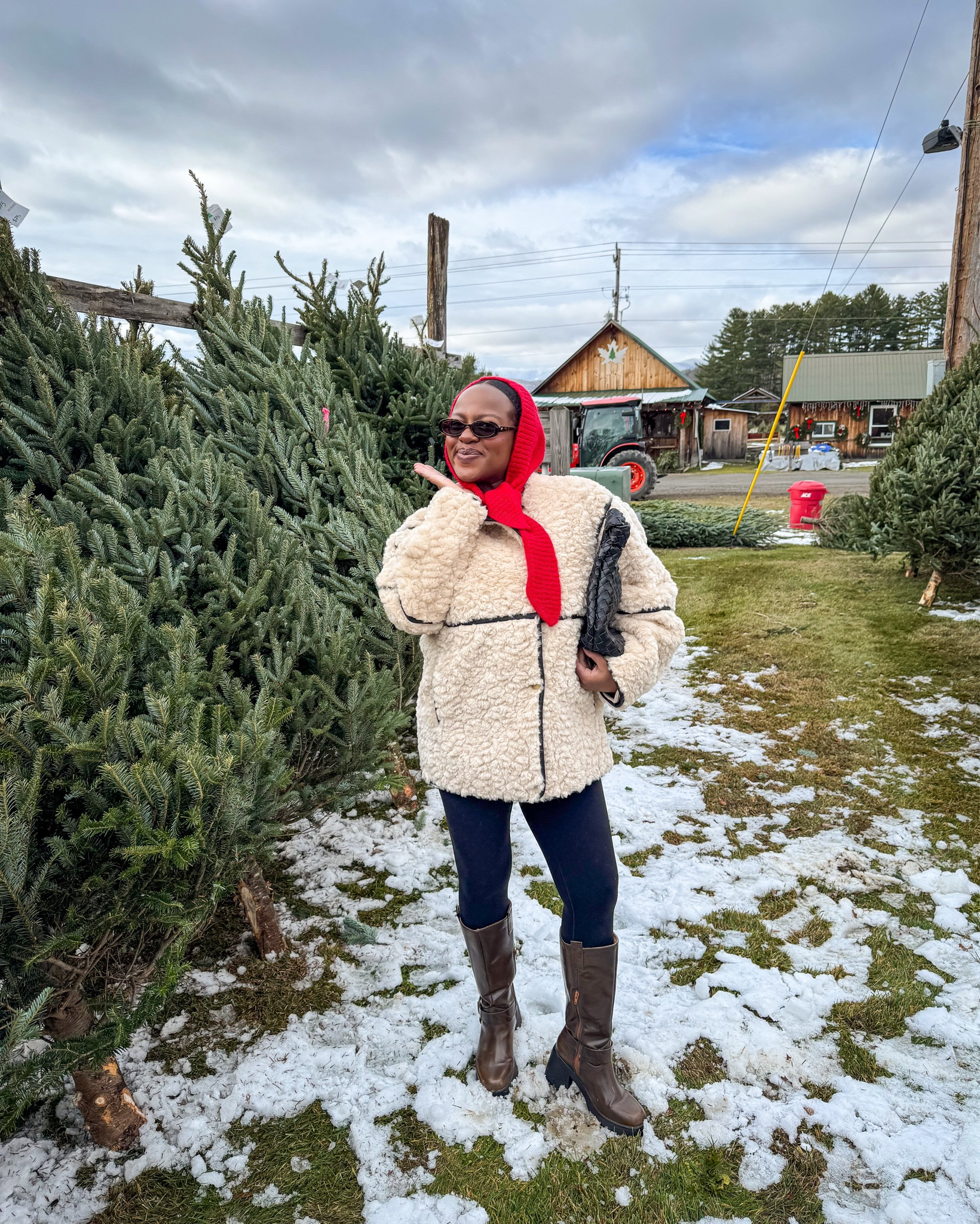 Holiday Outfit Inspo: Christmas Tree Farm 🎄❤️🎅🏼
We grabbed our tree extra early this year...like, before Thanksgiving early 😆 Which means I’ve been on full-time watering duty. Happy to report she’s still alive, thriving, and definitely making it to Christmas. 

#LTKFindsUnder100 #LTKSeasonal #LTKHoliday