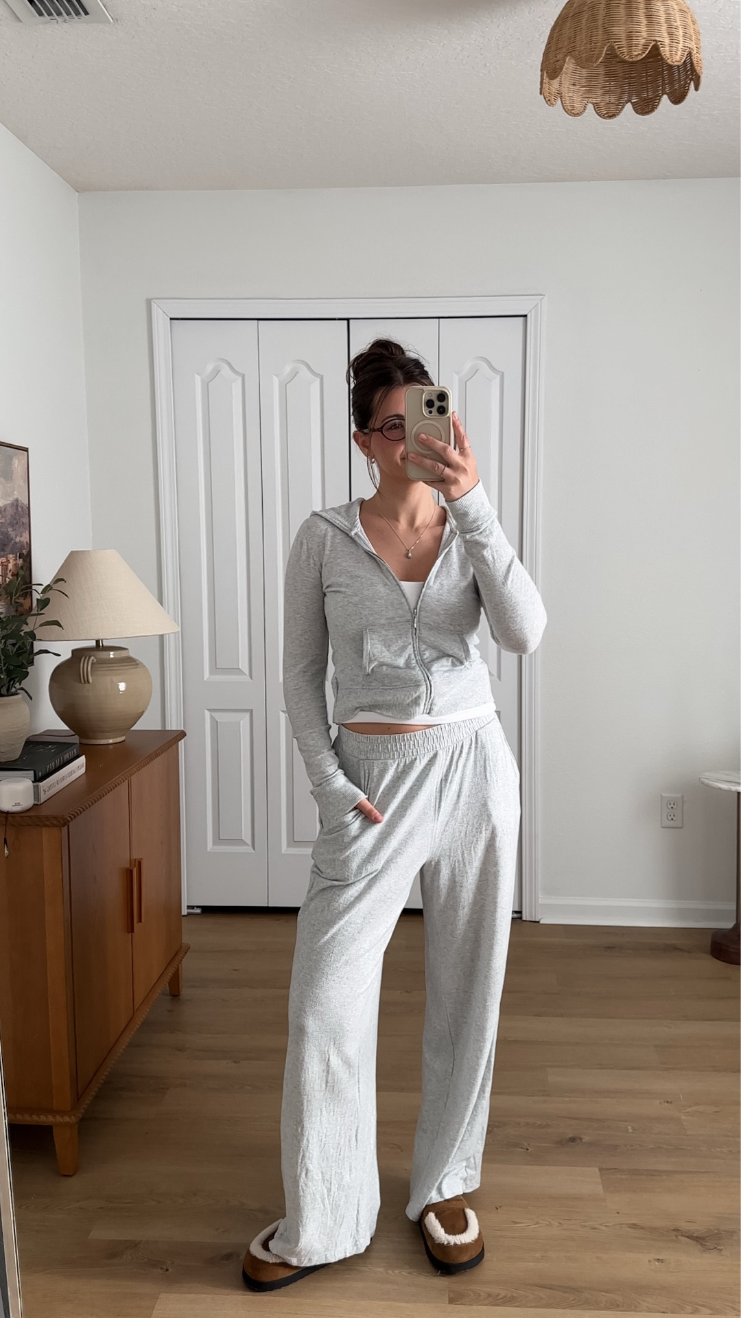 Cozy wfh outfit ☁️ wearing size small in everything 