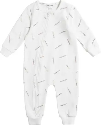 Long Sleeve Zip Romper | Nordstrom