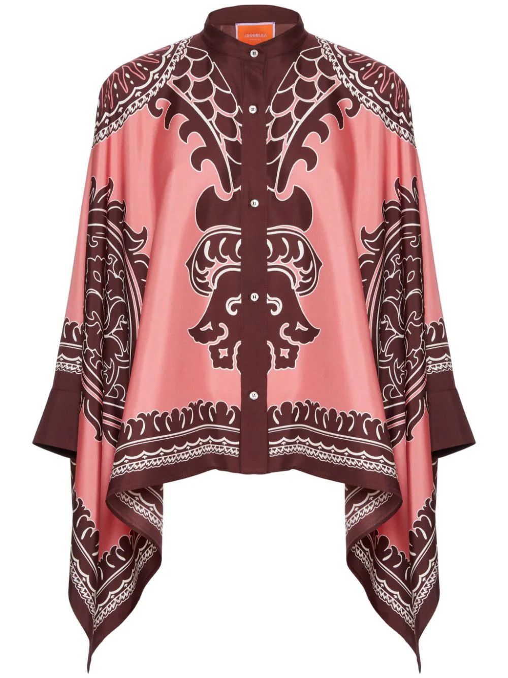 La DoubleJ Foulard shirt - Pink | Farfetch Global
