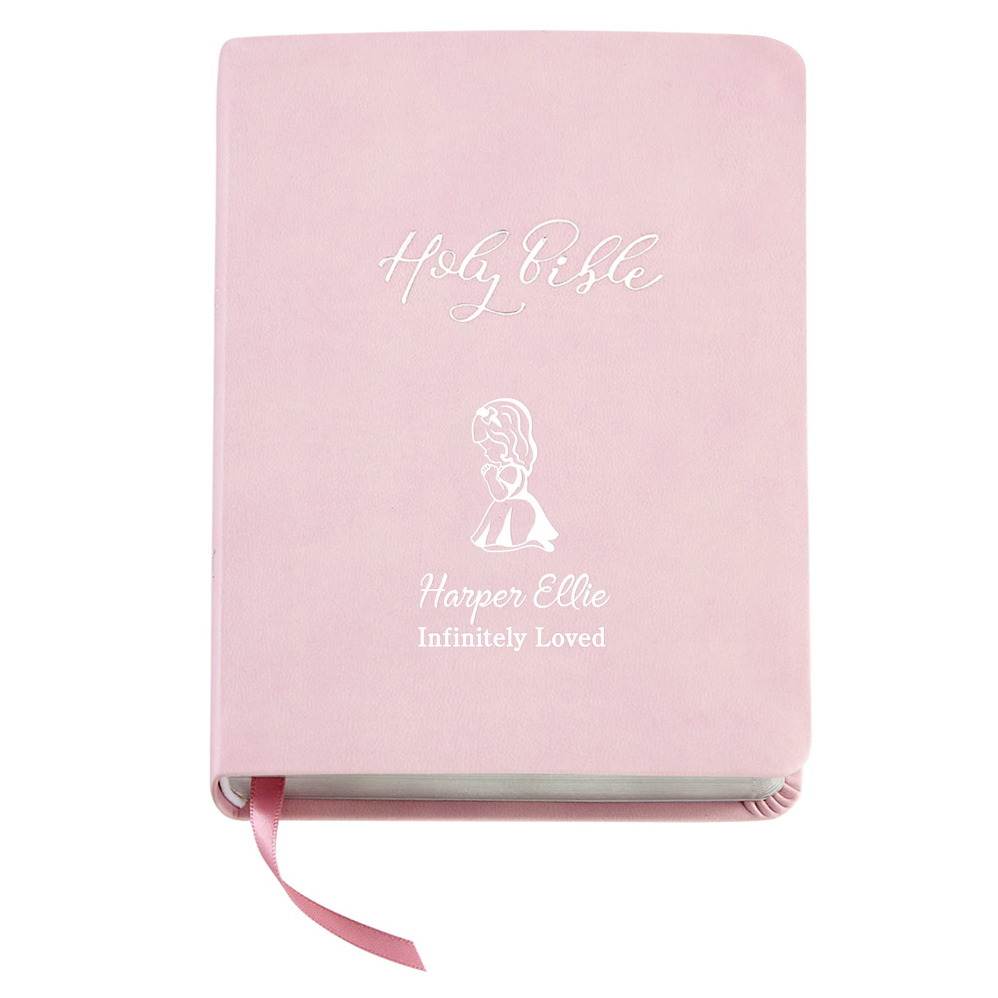 Let's Make Memories Personalized Create Your Own Children's Bible - Religious Keepsake - Pink - B... | Amazon (US)