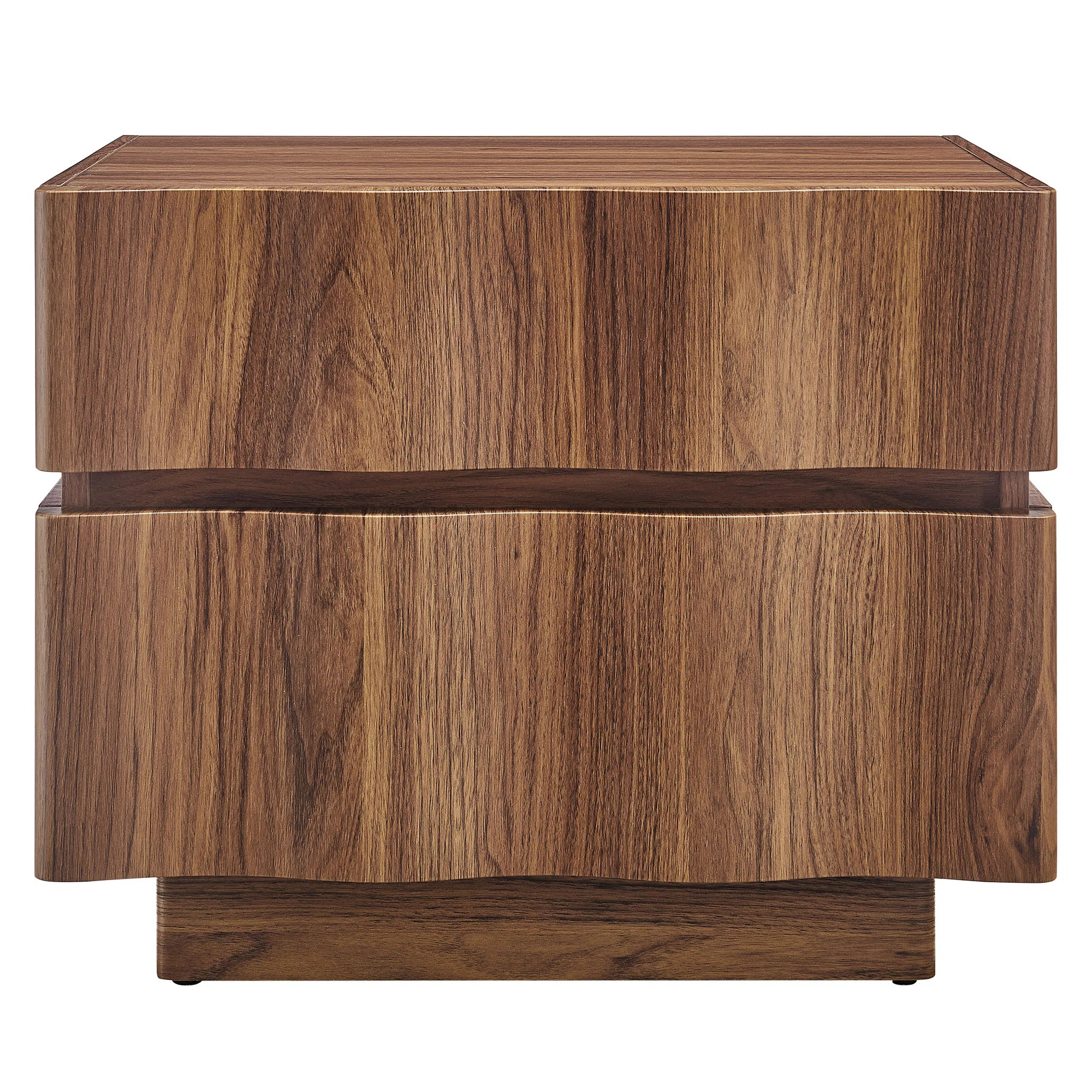 Isola 2 Drawer Nightstand In Walnut | Wayfair North America