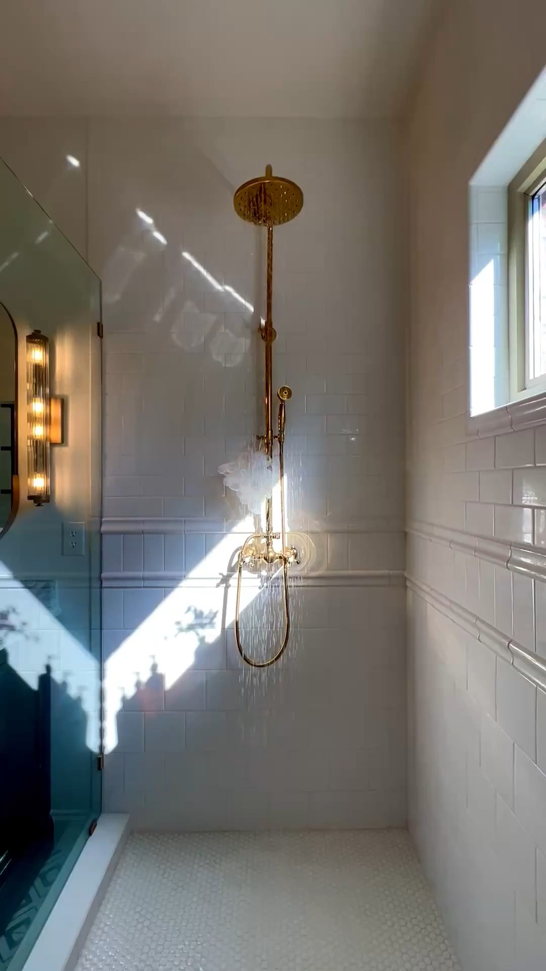 Turned the shower into a little at-home spa. ✨ This polished gold setup instantly makes everything feel warmer, calmer and way more elevated  

#LTKmorningroutine #LTKselfcare #LTKHome