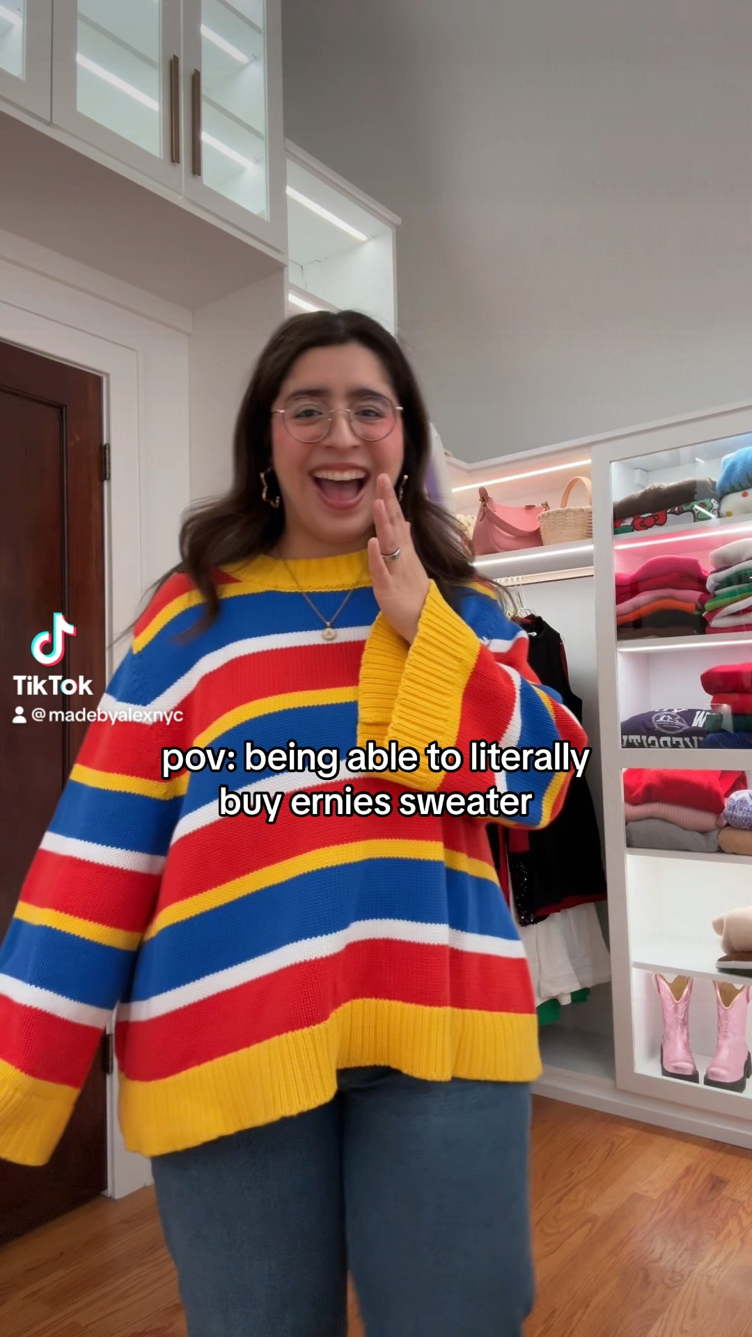 Wearing the size medium in the sweater & 31 shirt/12 in the jeans! 

#LTKfindsunder50 #LTKSeasonal #LTKmidsize