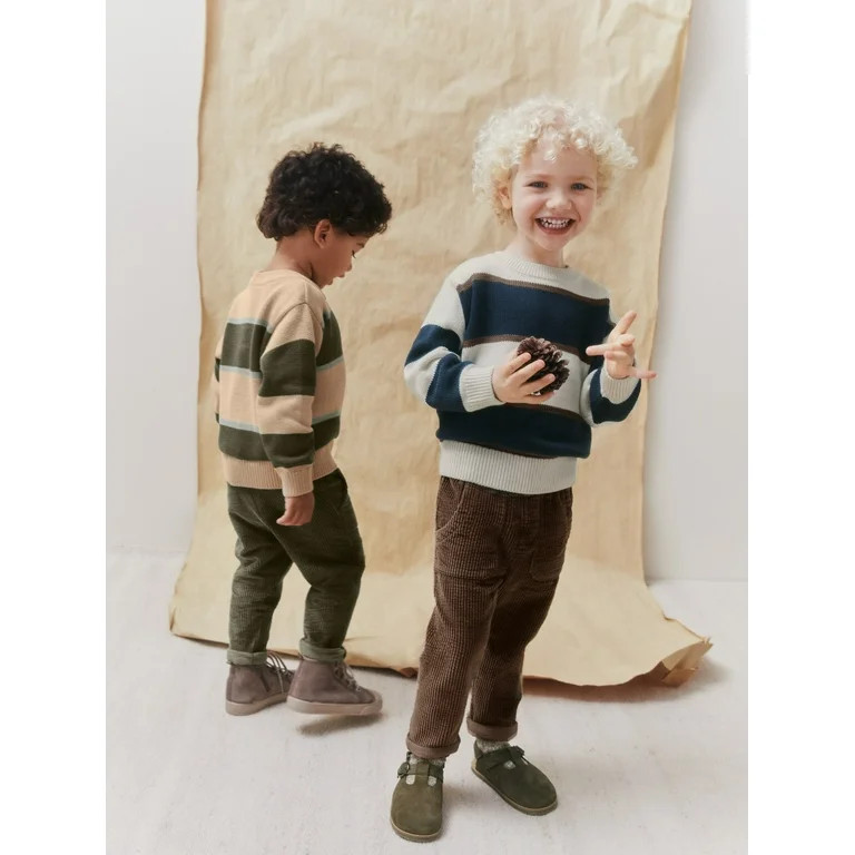 easy-peasy Toddler Boys Colorblock Stripe Sweater, Sizes 18M-5T | Walmart (US)