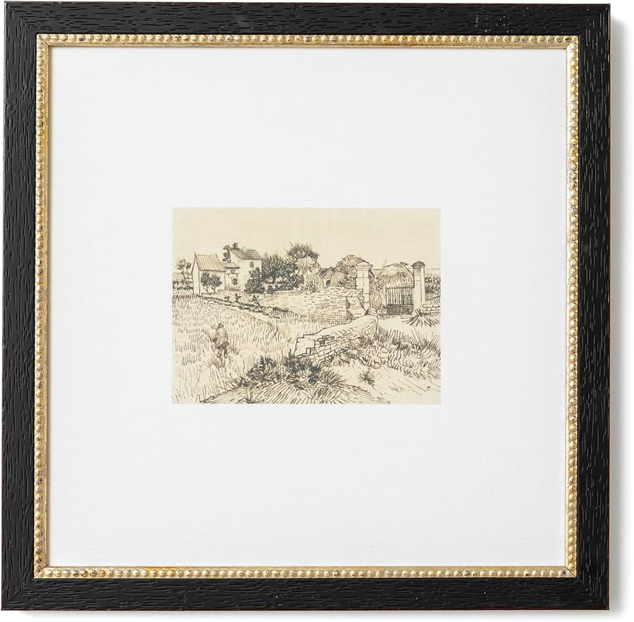 Petal Lane Antique Wall Decor - Framed Antique Decor - Make Your Own Gallery Wall Frame Set - Dar... | Amazon (US)