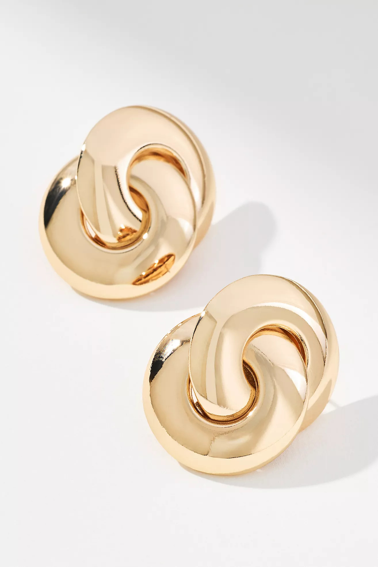 Interlocked Circle Post Earrings | Anthropologie (US)