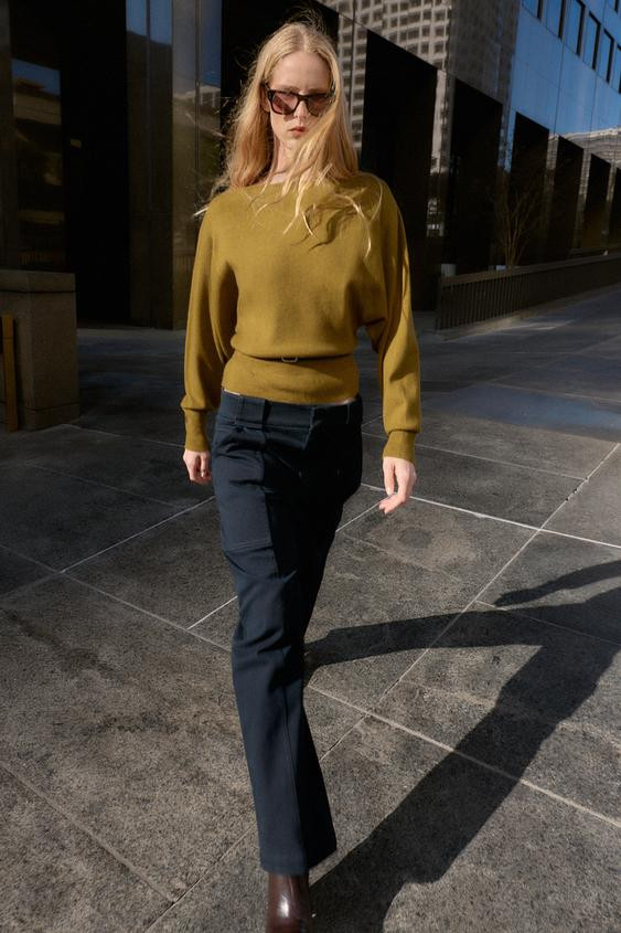 BELTED KNIT JUMPER | Zara US