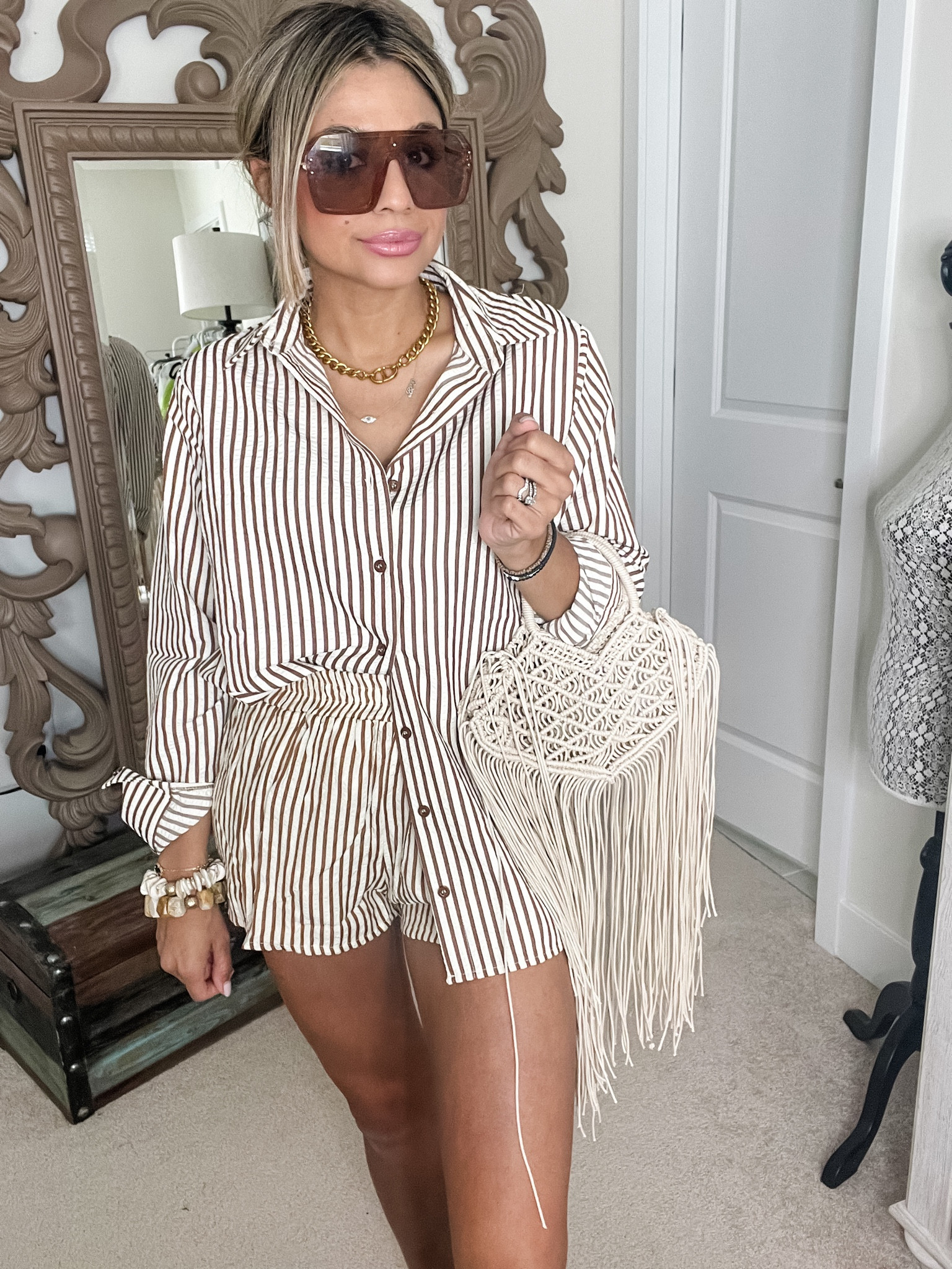 Loving this cute set for the pool or beach! Def need to add this to your summer sets or suitcase for your next upcoming vacation! 

#LTKSeasonal #LTKSwim #LTKTravel