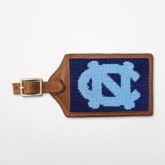 Smathers & Branson Collegiate Needlepoint Luggage Tag | Mark and Graham
