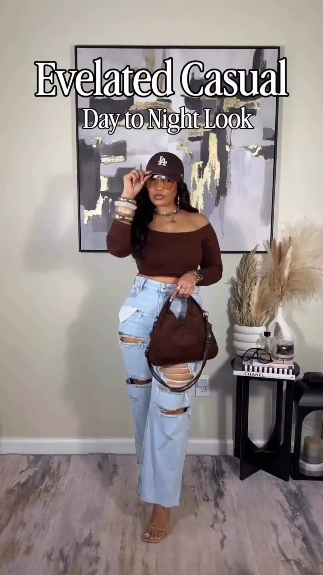 Chocolate is officially one of my favorite colors now! Here’s another elevated casual look that’s perfect for a day to night weekend look. You can pair this look with heels or cute flats. 
Top: Medium
Jeans: 8 short (I usually get reg length but they were not available at the time) 



#LTKootd #LTKgrwm #LTKSeasonal