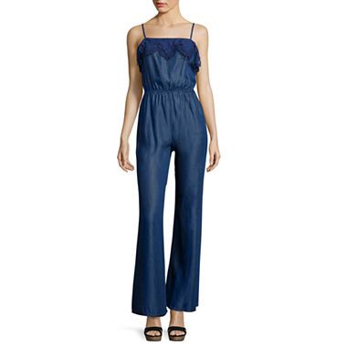 Bisou Bisou® Chambray Jumpsuit | JCPenney
