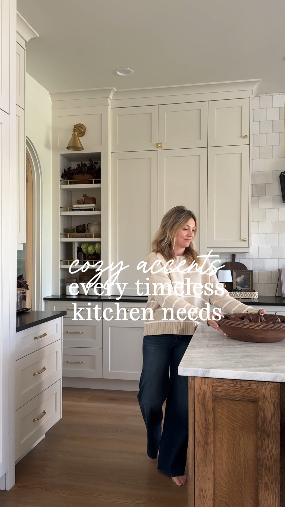 I rounded up a few new cozy, timeless favorites I am loving in our kitchen! I think these pieces are perfect for fall but you can easily use year round! 

I am especially excited about these glass, wood + brass canisters I am using for flour and sugar, there is something so homey about displaying your baking essentials 🥰 
Also this new glazed vase from @mcgeeandco is stunning and I’m currently loving the late summer vibe with fresh cut hydrangeas from our yard! 

#LTKHome #LTKSeasonal #LTKStyleTip