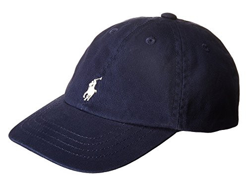 POLO RALPH LAUREN Baby Boy's Cotton Chino Baseball Cap (Infant) Newport Navy One Size | Amazon (US)