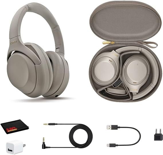 Sony WH-1000XM4 Wireless Noise Canceling Overhead Headphones with Mic for Phone-Call, Voice Contr... | Amazon (US)