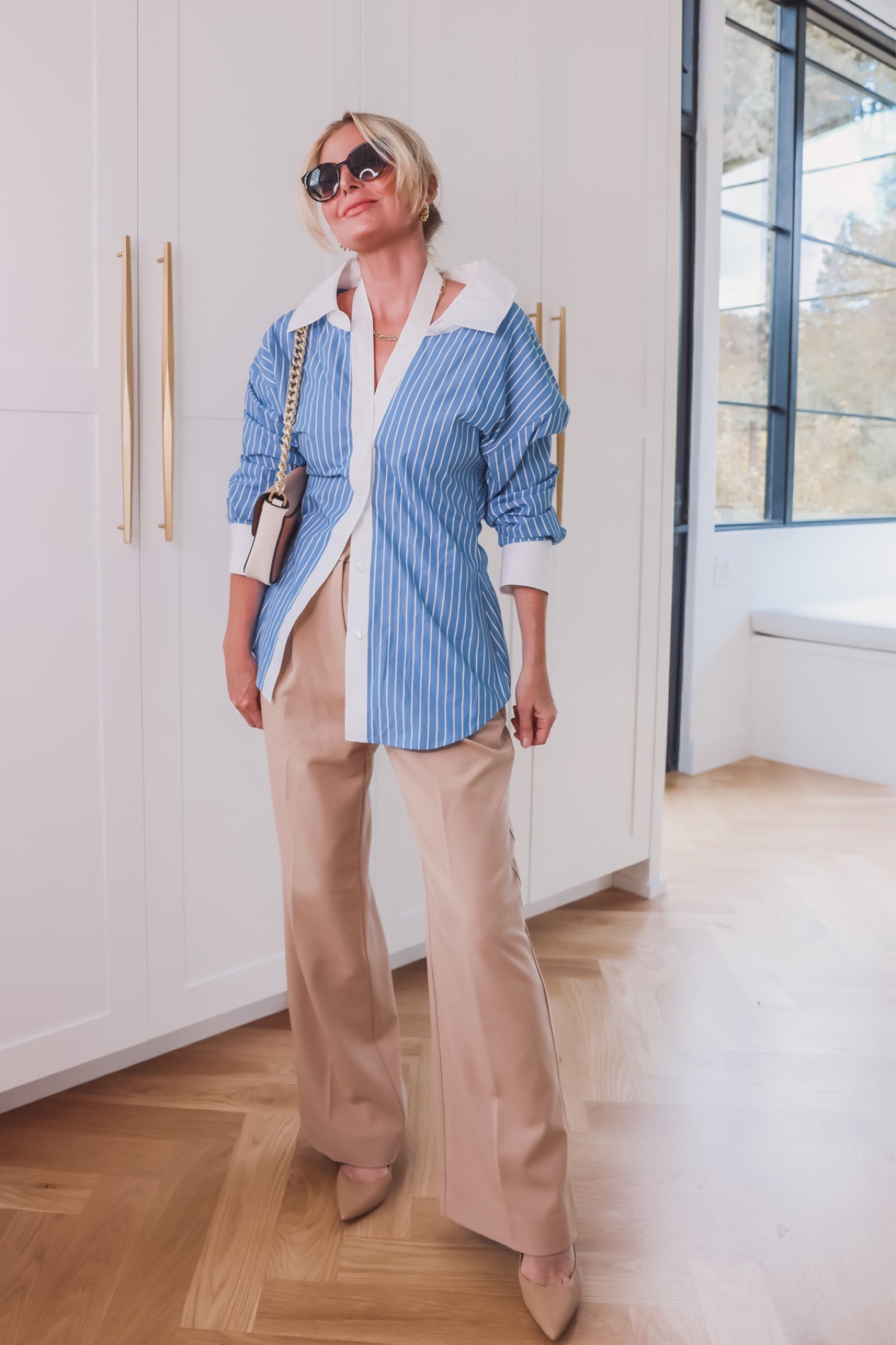 alexander wang gingham top