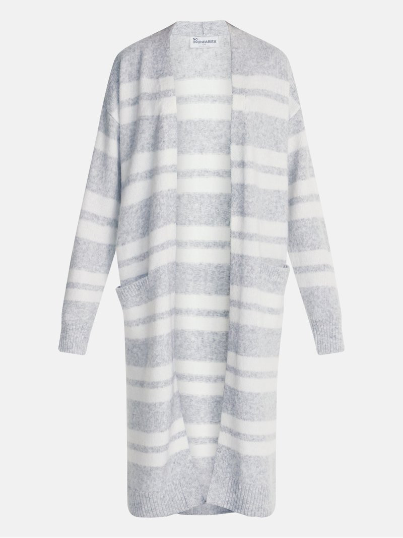 No Boundaries Open Front Duster Cardigan Sweater, Midweight, Women's XXS-XXL | Walmart (US)