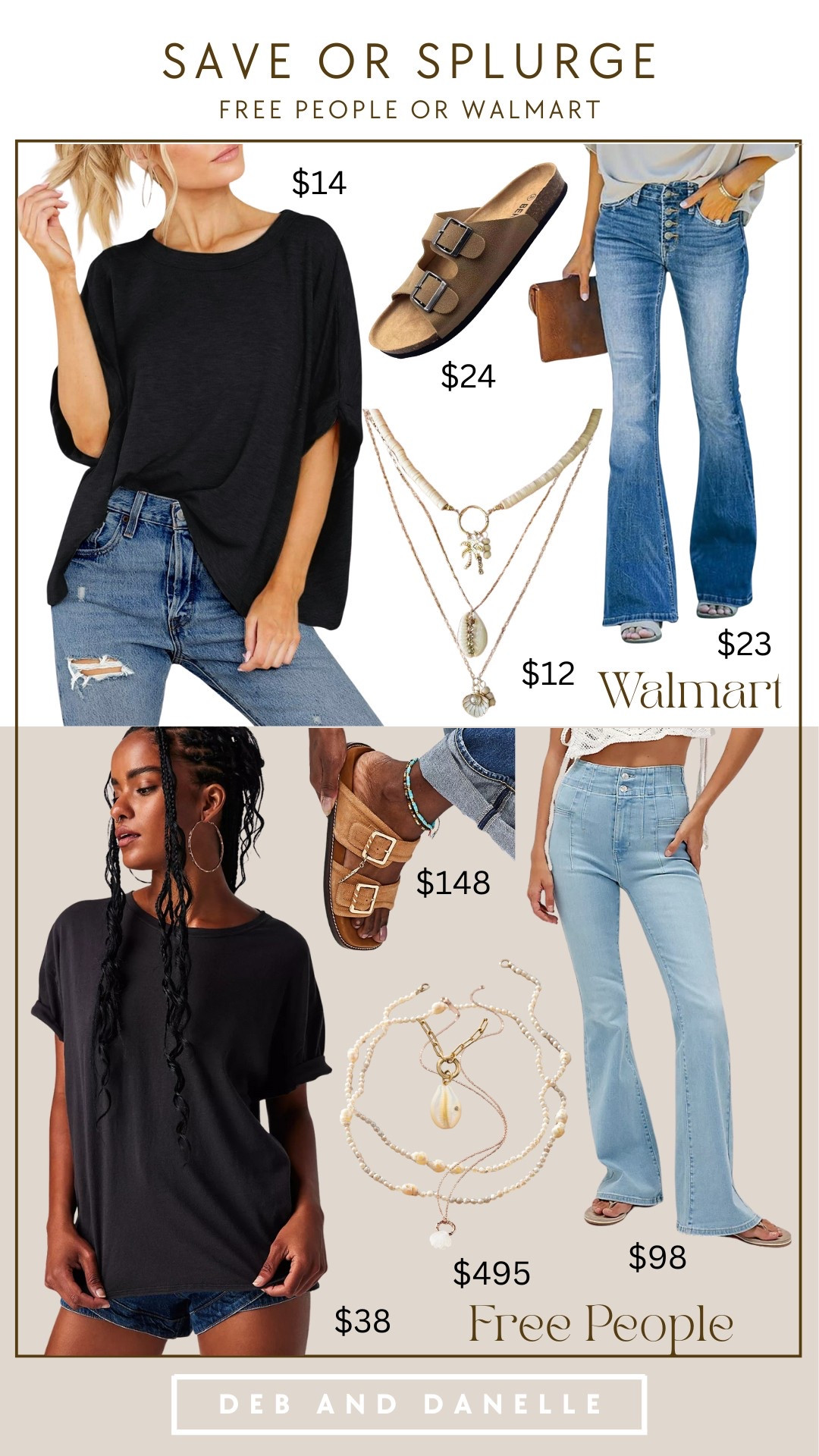 Save or Splurge: I rounded up two quick outfits- one from Free People and one from Walmart. They both have a similar style and would be great the upcoming warmer weather or trip. 

#LTKTravel #LTKMidsize #LTKSeasonal