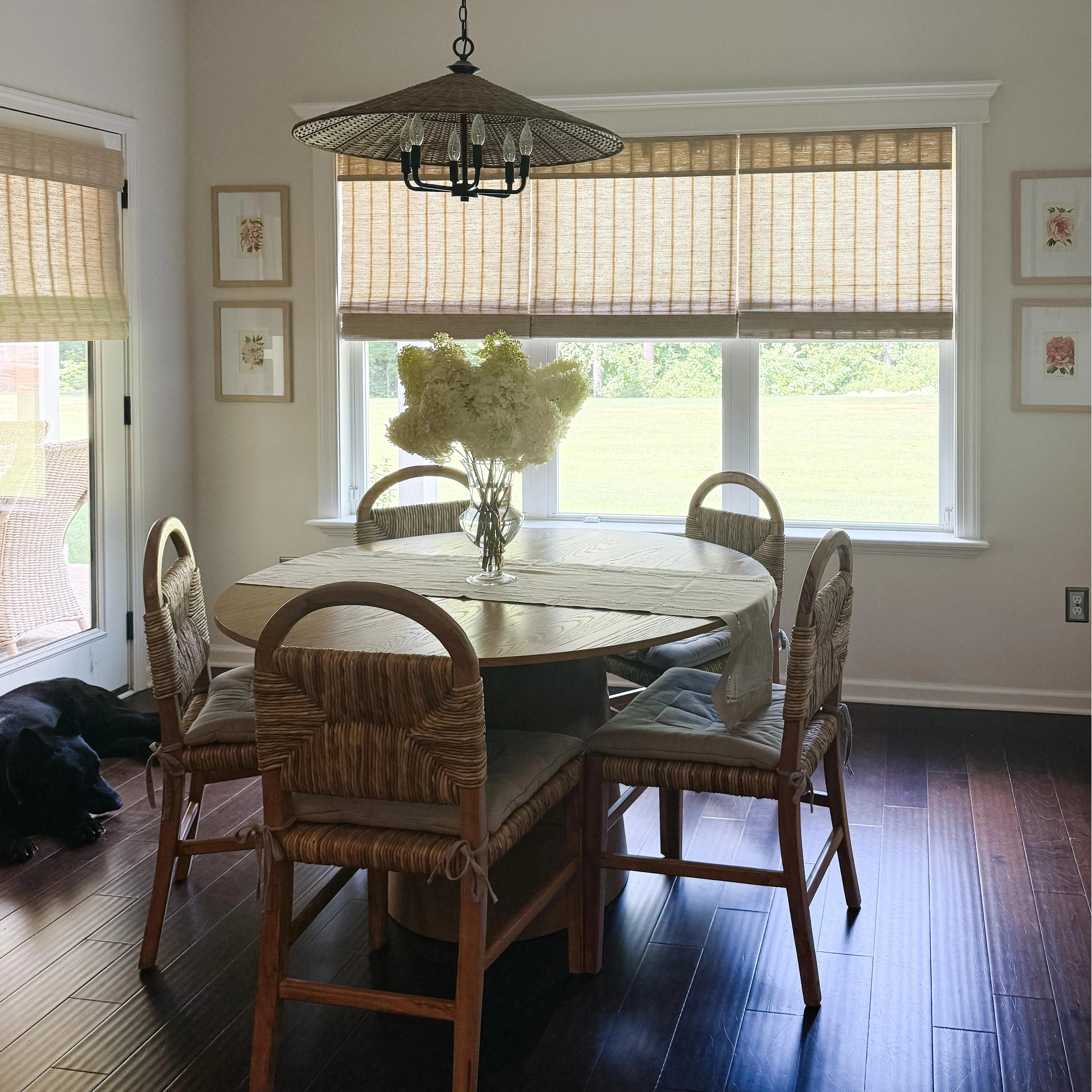 Cora Woven Bamboo Shade| Oak | Tailorvibe