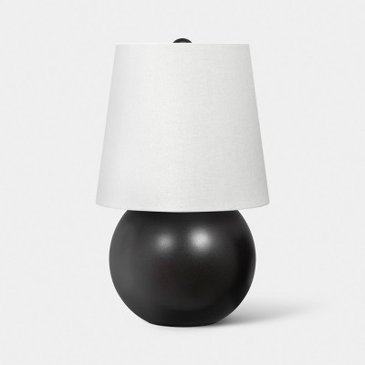Mini Ceramic Lamp with Finial Black - Room Essentials™ | Target