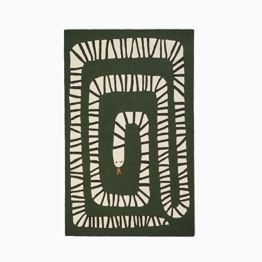 Kids Snake Easy Care Rug | West Elm (US)