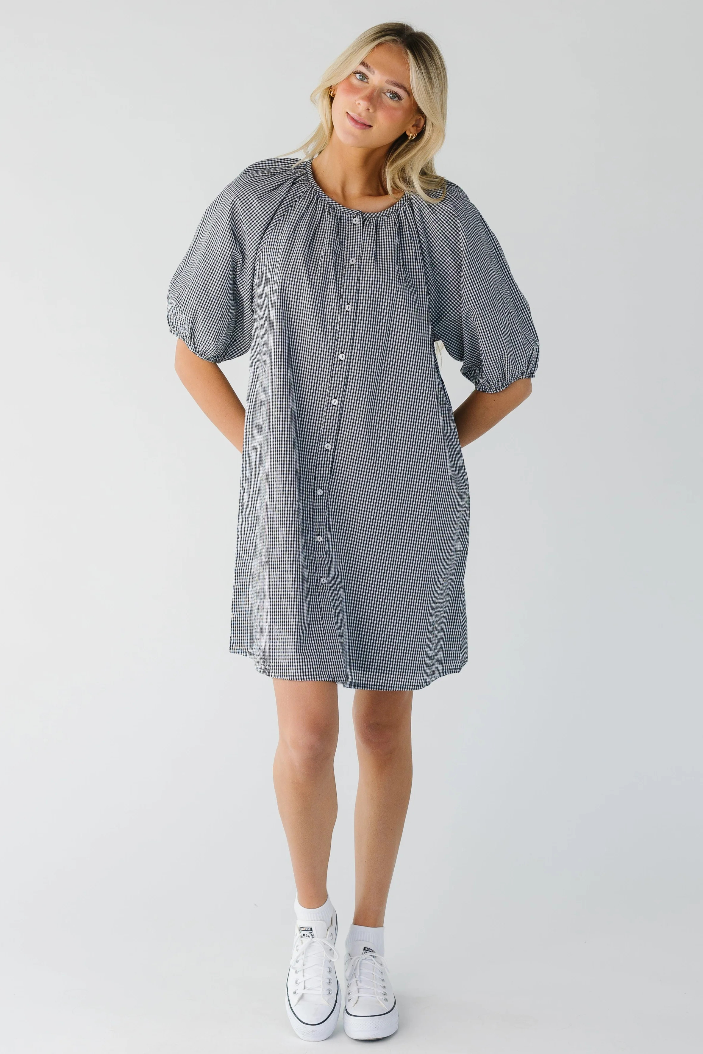 Citrus Gingham Knee Dress | Called To Surf