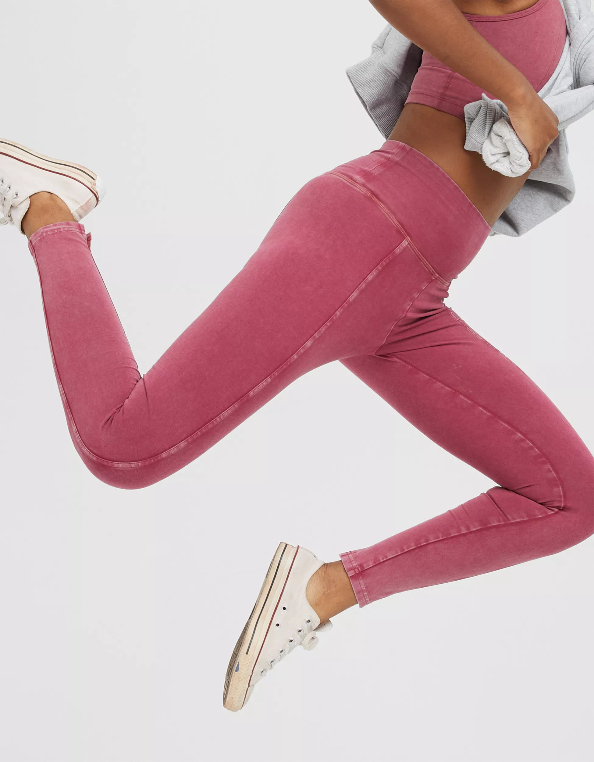 OFFLINE OG High Waisted Wash Legging | Aerie
