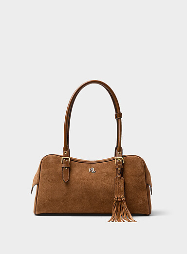 Marcy suede shoulder bag | Simons