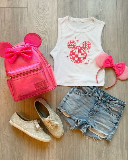 Disney World Outfit Inspo ✨

Disney World outfit, Disneyland outfit, Disney park outfit, Disney bonding, disney princess outfit, magic kingdom outfit, Epcot outfit, animal kingdom outfit, Hollywood studios outfit, activewear outfit, Disney theme, travel outfit, Disney tank top, Minnie Mouse tank top, Mickey Mouse tank top, Disney shirt, Disney cropped shirt, Disney cropped tank top, pink Disney outfit, pink Disney shirt, athleisure outfit, pink runsie, free people, Abercrombie, pink shorts, denim shorts, pink activewear shorts, Lululemon, align tank, pink activewear outfit, Disney tank top, 
Pink sports bra, pink skort, pink skirt, pink tennis skirt, pink activewear skirt, pink belt bag, pink belt bag, Disney belt bag, Disney backpack, pink backpack, sequin backpack, metallic backpack, loungefly, hot pink Disney outfit, Minnie Mouse ears headband, pink ears, pink headband, pink Disney ears, white glitter sneakers, white glitter shoes, Kate spade shoes, keds, glitter shoes, glitter sneakers, bridal shoes, bride sneakers, sequin shoes, disneu bride, disney honeymoon, Disney trip essentials, athleisure wear, athleisure outfit, loungefly backpack, hot pink backpack, Disney princess, belle outfit, aurora outfit, jasmine, sleeping beauty, Ariel, tangled, rapunzel, Snow White, Elsa, Anna, Cinderella, Pocahontas, Tiana, little mermaid, Minnie Mouse, Daffy Duck, Daisy Duck 

#LTKStyleTip #LTKActive #LTKTravel