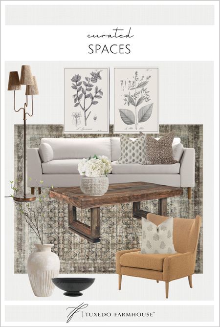 Curated living room. 

Area rugs, Loloi rugs, sofas, accent chairs, coffee tables, floor lamps, pottery vases, decor bowls, throw pillows, pottery planters, botanical art, home decor, spring decor. 

#ltkstyletip

#LTKFind #LTKSeasonal #LTKhome