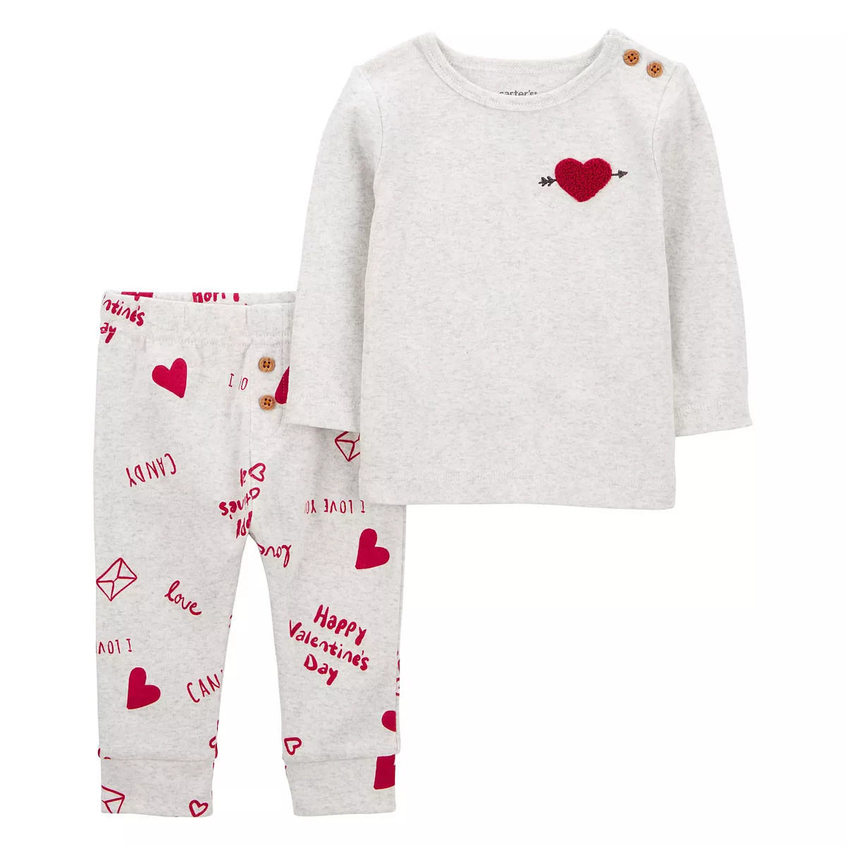 Baby Carter's 2-Piece Valentine's Day Outfit Set | Kohl's