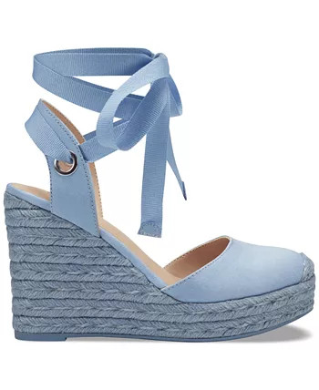 I.N.C. International Concepts Women's Maisie Lace-Up Espadrille Wedge Sandals, Created for Macy's... | Macy's