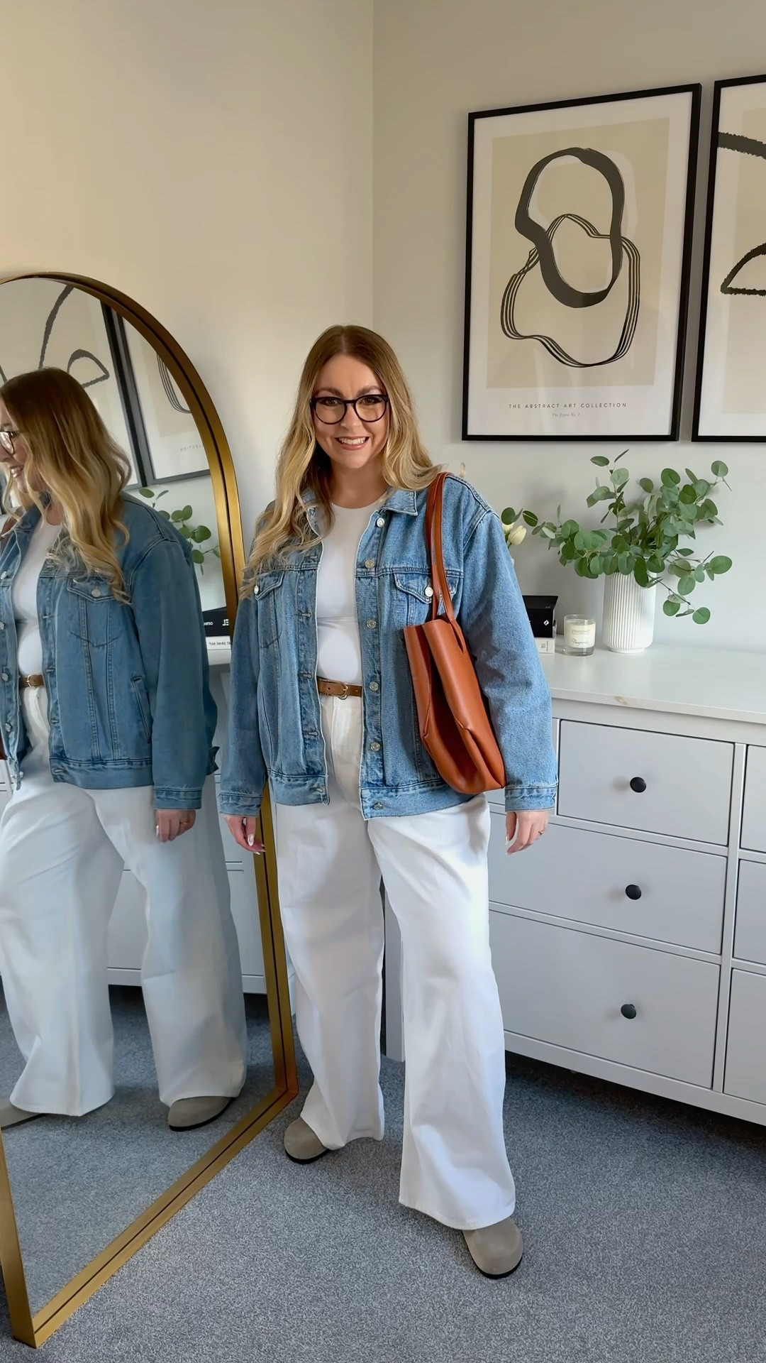 When the outfit doesn’t turn out quite as we envisioned, we pivot and it comes out cuter than you could have hoped 👏🏻 

I wear a 31 in the jeans and size up once in the shoes as they come up small 🫶🏻

#LTKootd #LTKgrwm #LTKMidsize