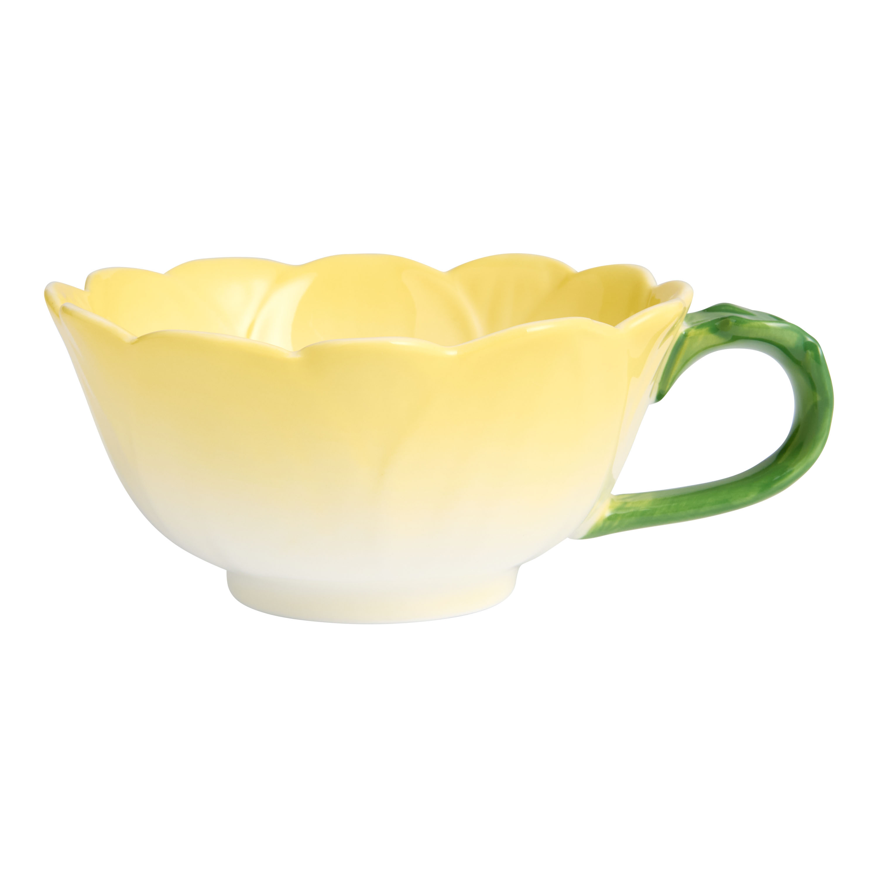 Blossom Hand Painted Figural Ceramic Mug | World Market