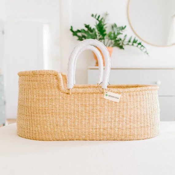 Baby Moses Basket  Baby shower gift  Baby bed  African | Etsy | Etsy (US)