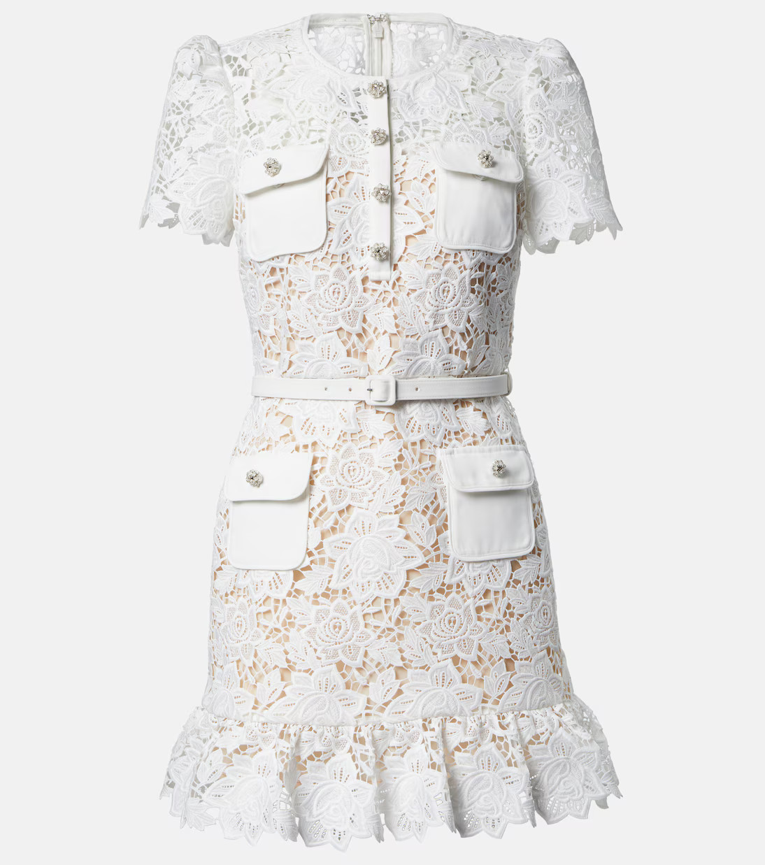Floral lace minidress | Mytheresa (UK)