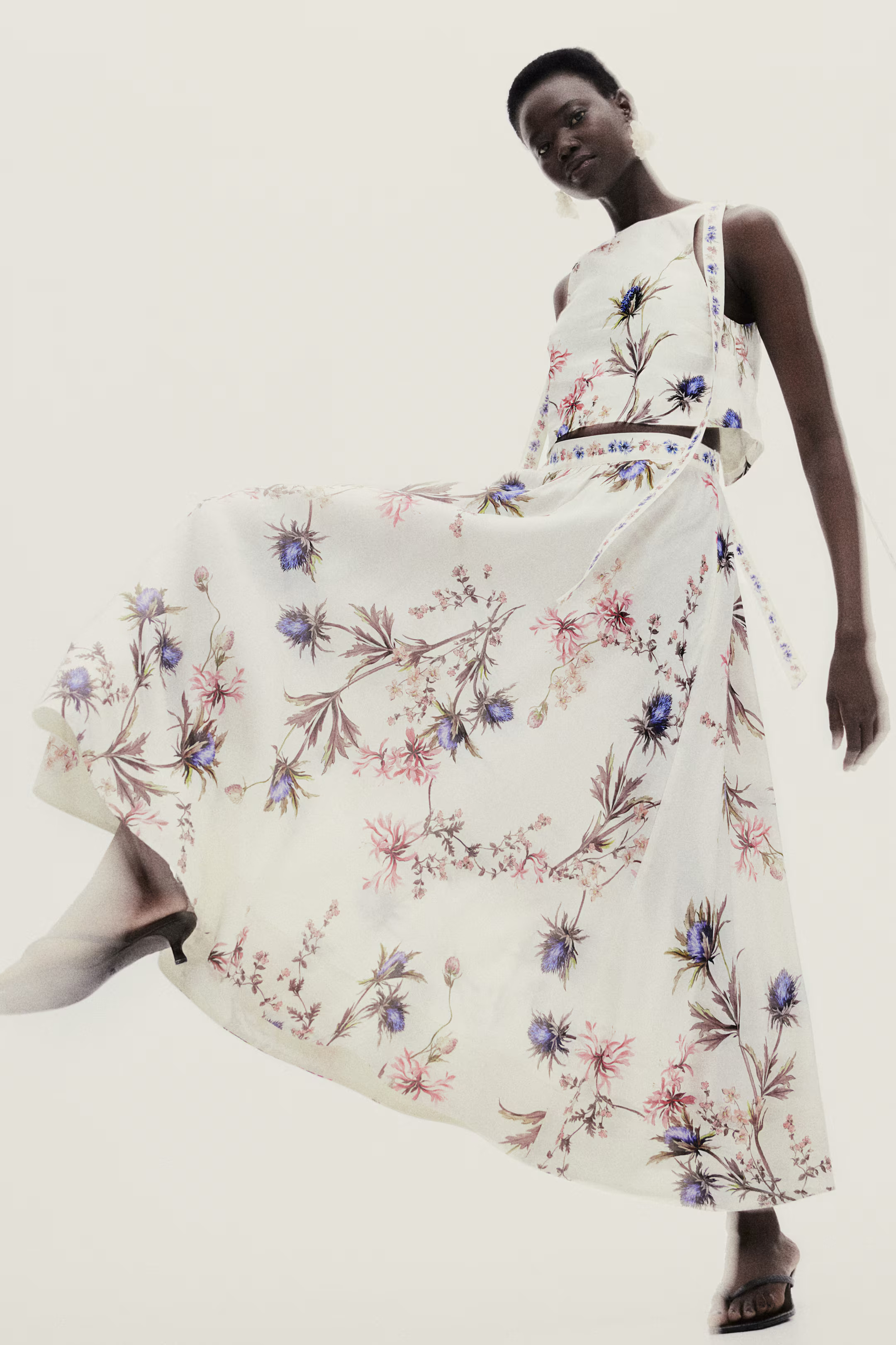 Linen-Blend Skirt | H&M (US + CA)