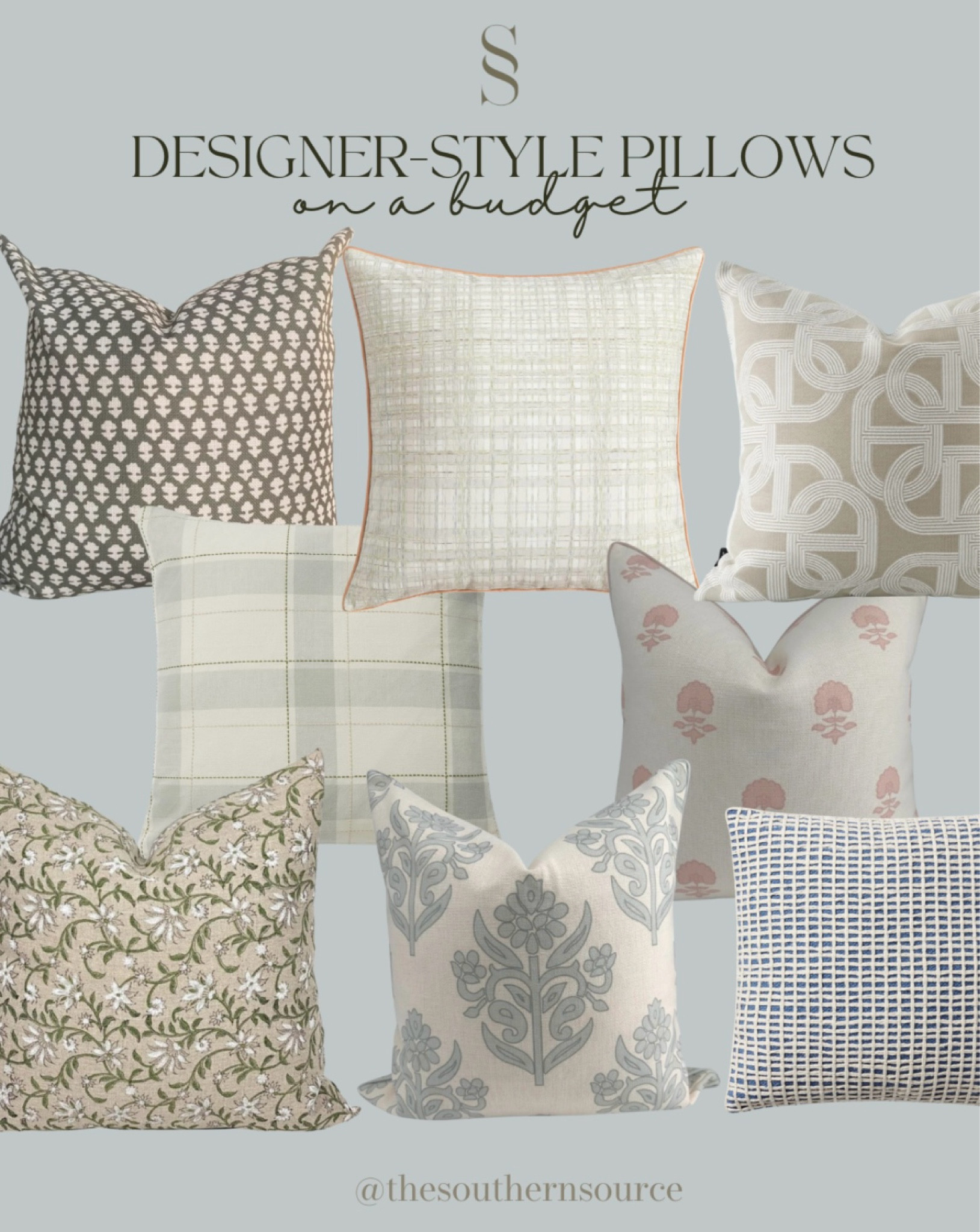 Discover designer-inspired pillows in neutral hues without breaking the bank! These Amazon finds blend sophistication with affordability, perfect for achieving a polished look in any space. 

#LTKHome #LTKFindsUnder50 #LTKStyleTip